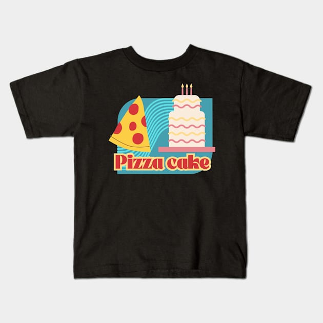 It’s a pizza cake Kids T-Shirt by VultureVomitInc